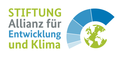 Logo der Stiftung Allianz für Entwicklung und Klima